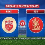 PBKS vs RCB Dream11 Prediction Today Match – IPL 2025, Match 3
