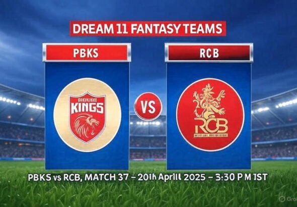 PBKS vs RCB Dream11 Prediction Today Match – IPL 2025, Match 3